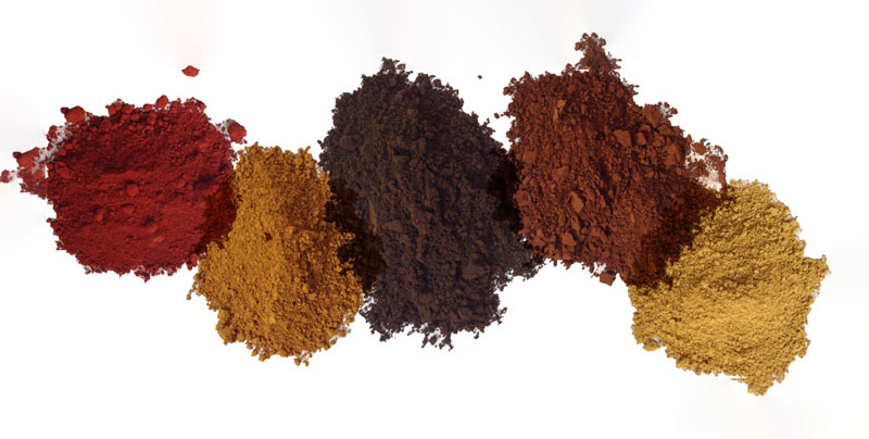 氧化鐵顏料色粉圖