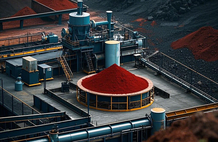 氧化鐵顏料生產