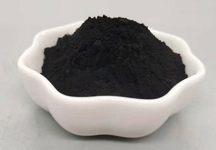 炭黑色粉實拍圖